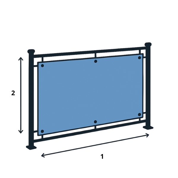 Plan prise de mesure toile sur mesure